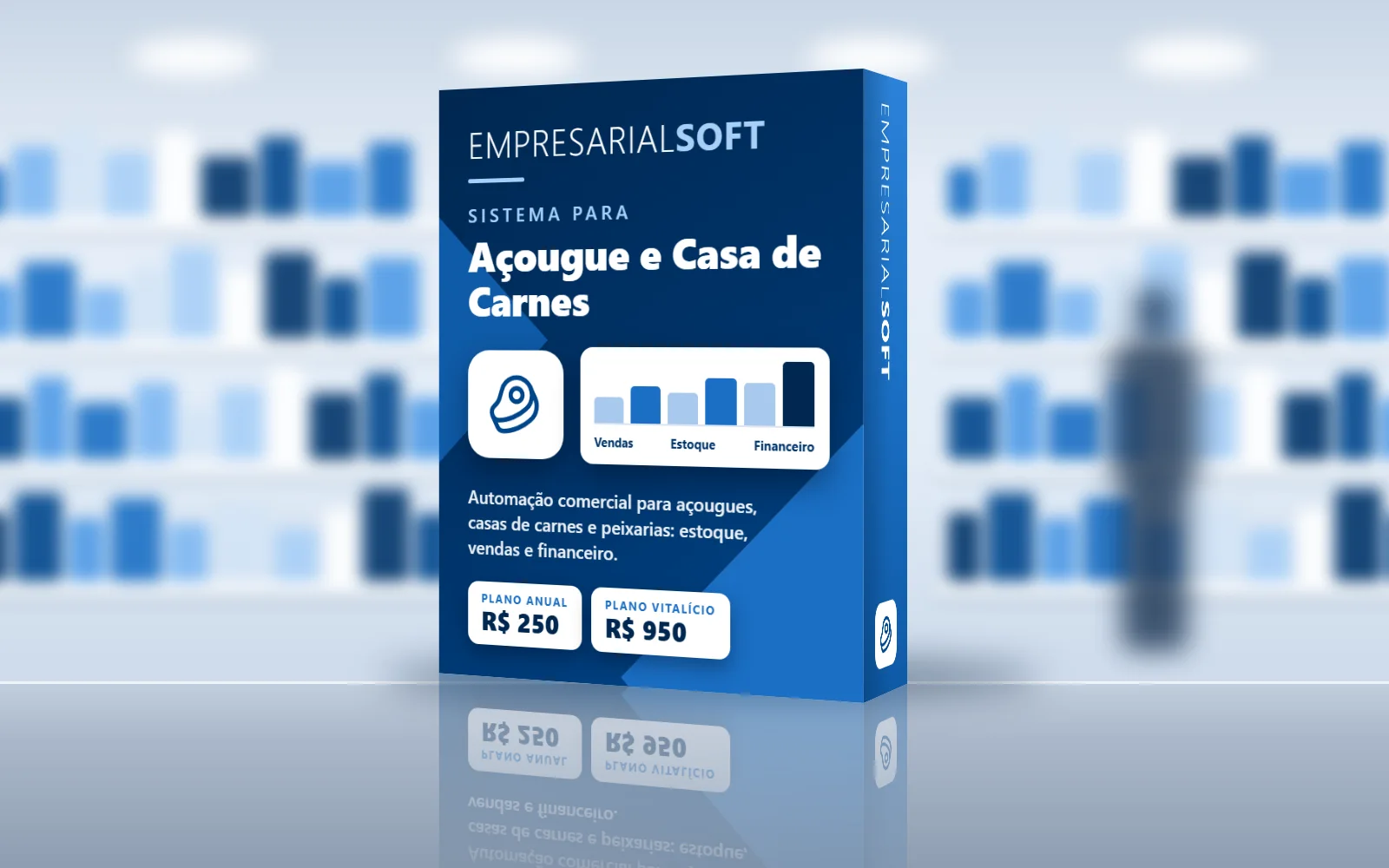 Caixa do Sistema para Açougue e Casa de Carnes