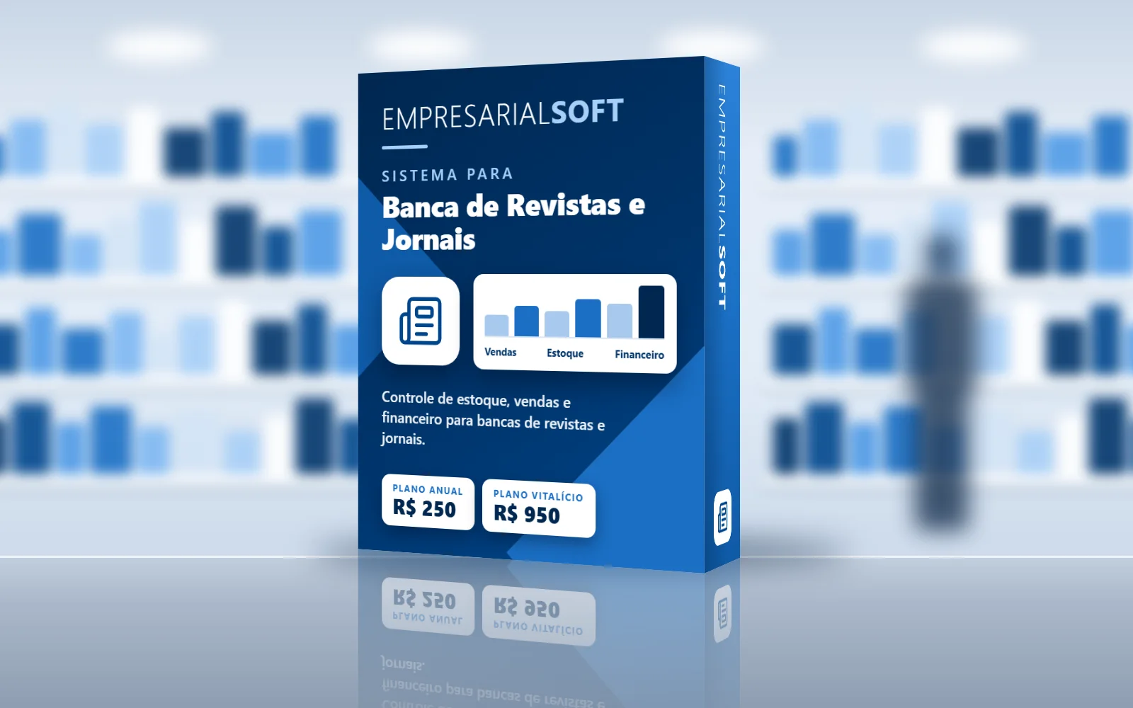 Caixa do Sistema para Banca de Revistas e Jornais