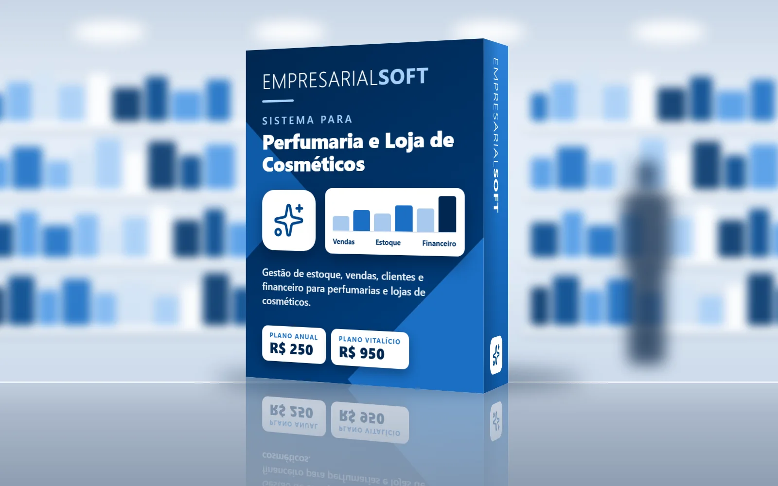 Caixa do Sistema para Perfumaria e Loja de Cosméticos